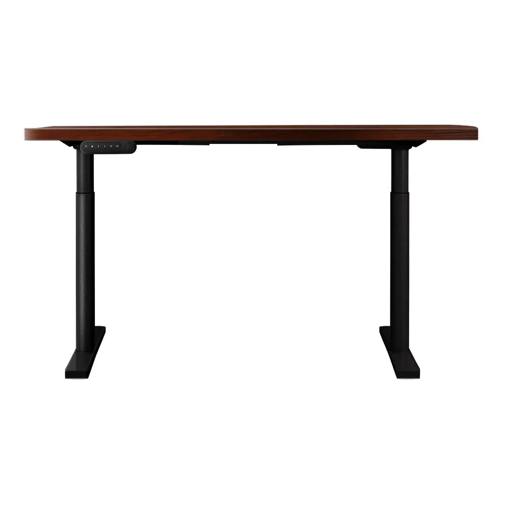 140cm Black Walnut Electric Standing Desk by