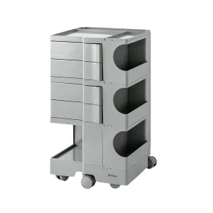 5 Tier Grey Trolley Side Table / Organizer