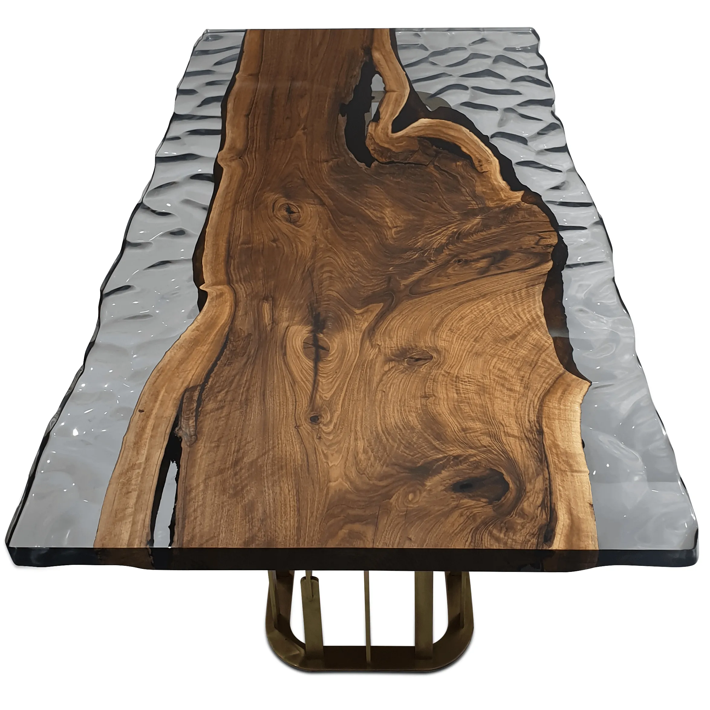 Arion Walnut Wavy Dining Table
