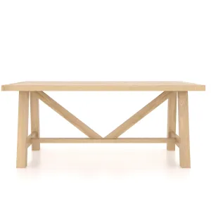 Bassano Oak Dining Table 180cm