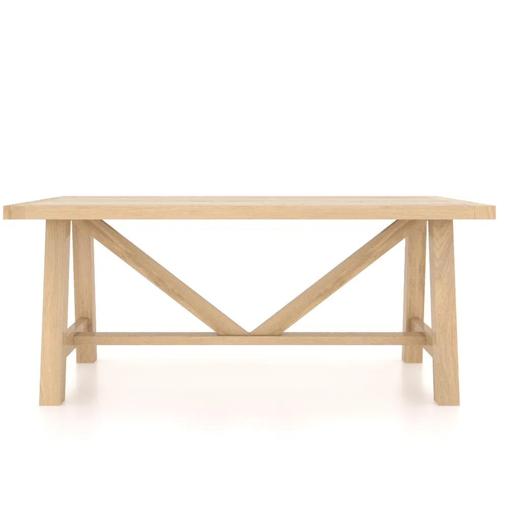 Bassano Oak Dining Table 180cm