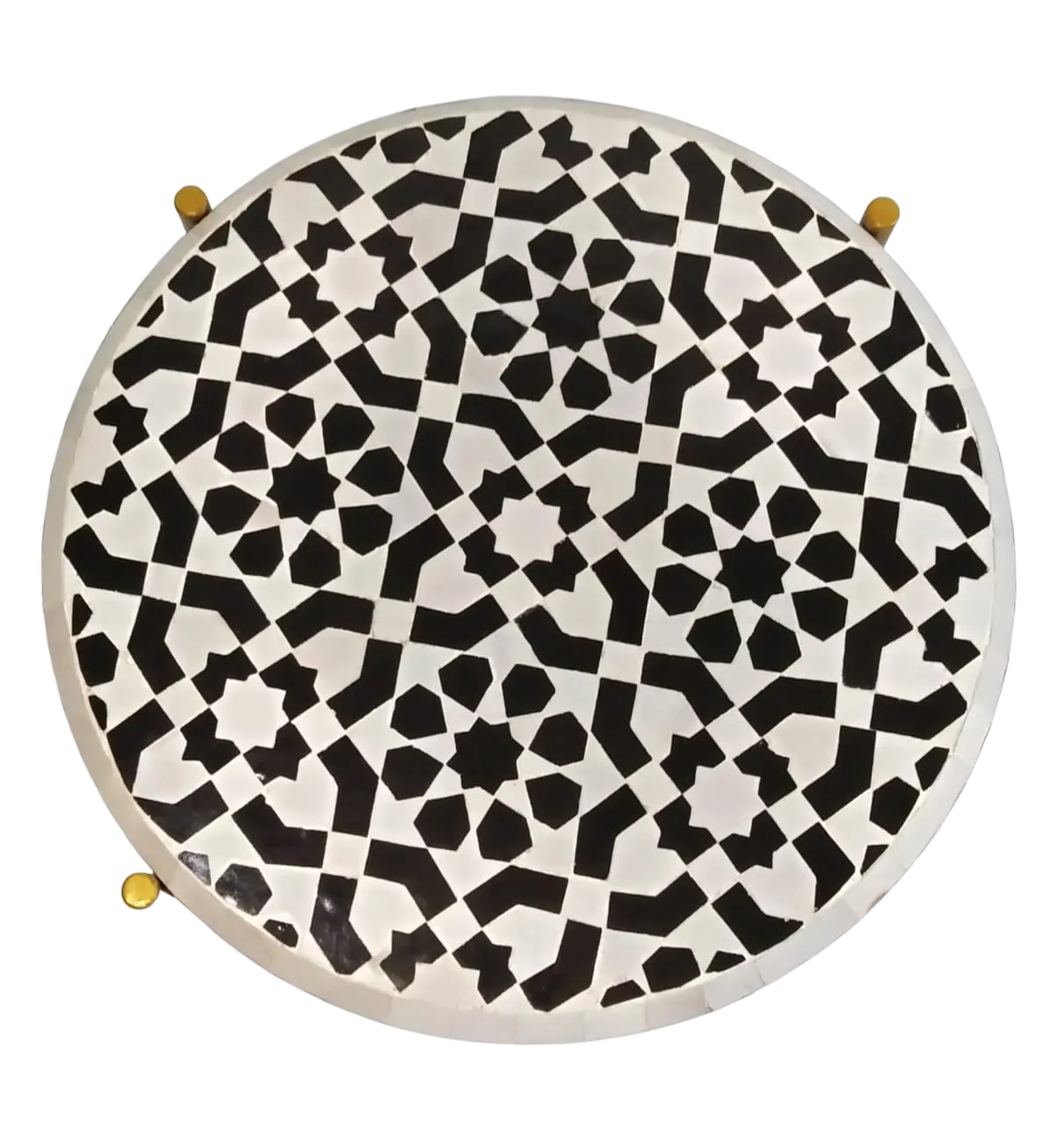 Black and White Zellige Table