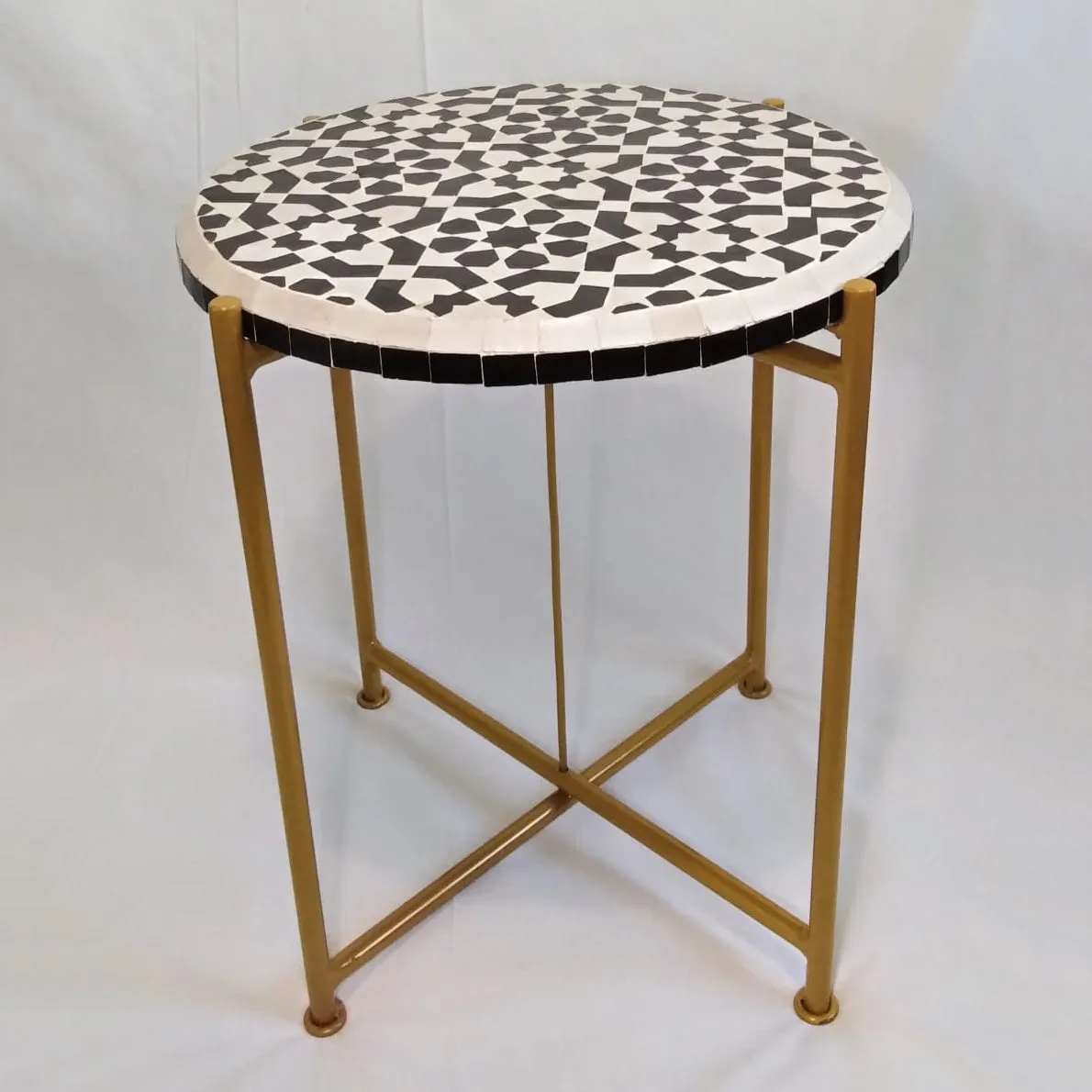 Black and White Zellige Table