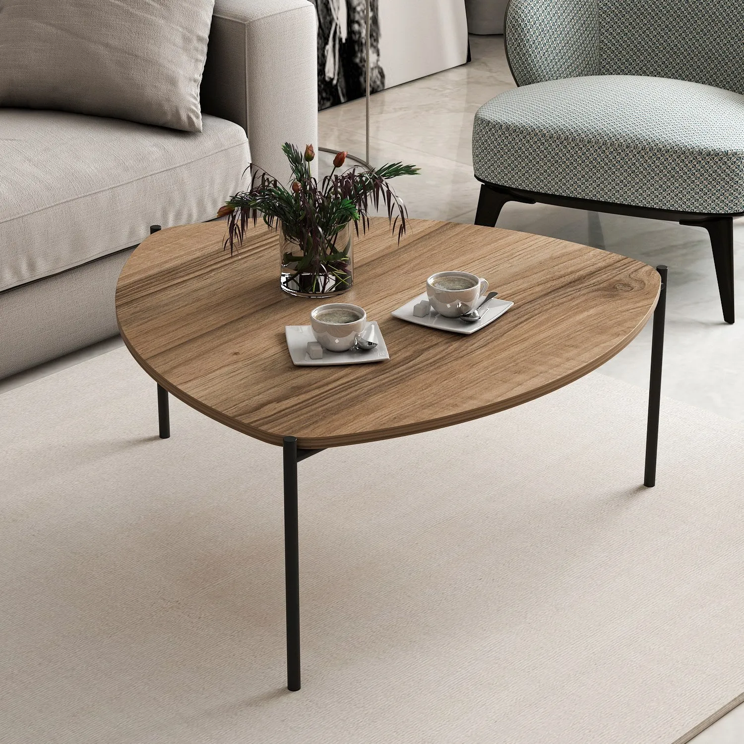 Coffee Table Lenny - Walnut