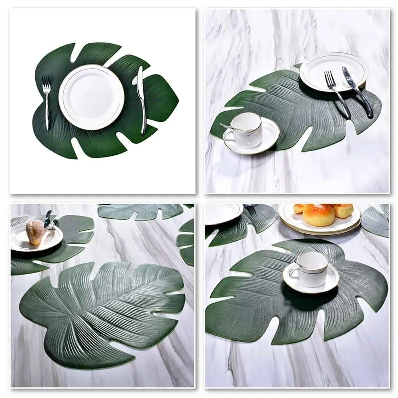 Floral Style PVC Dining Table Coaster