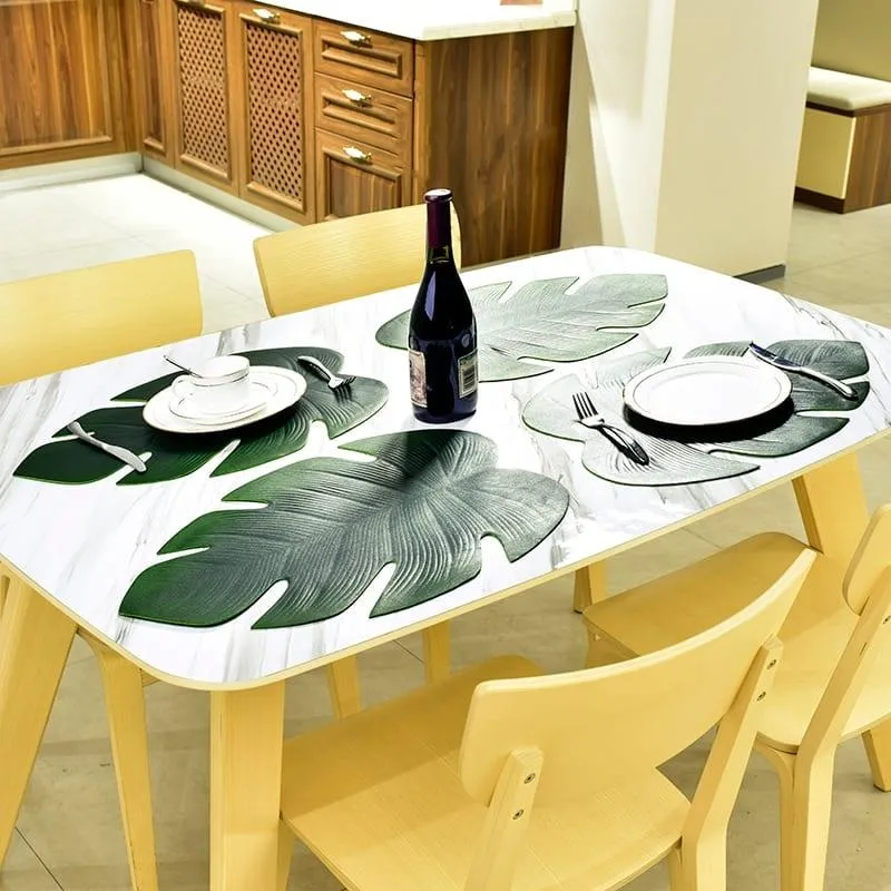 Floral Style PVC Dining Table Coaster