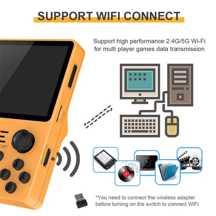 Handheld Powkiddy-وحدة تحكم ألعاب
