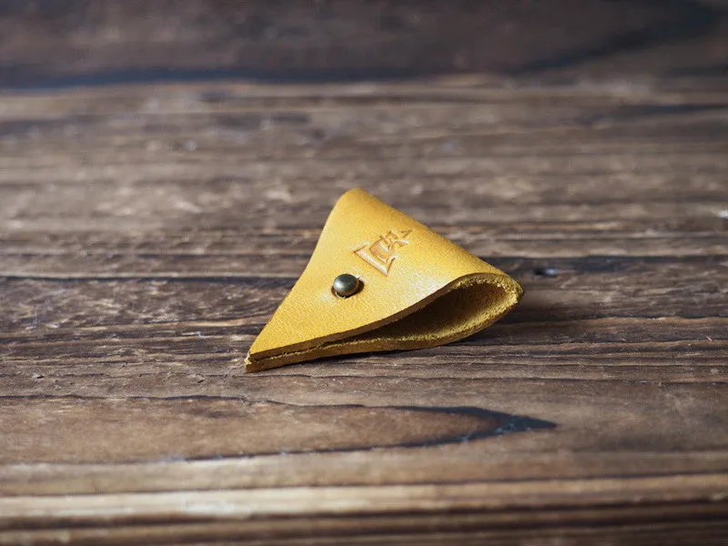 Leather Cord Holder x 2pcs #Yellow