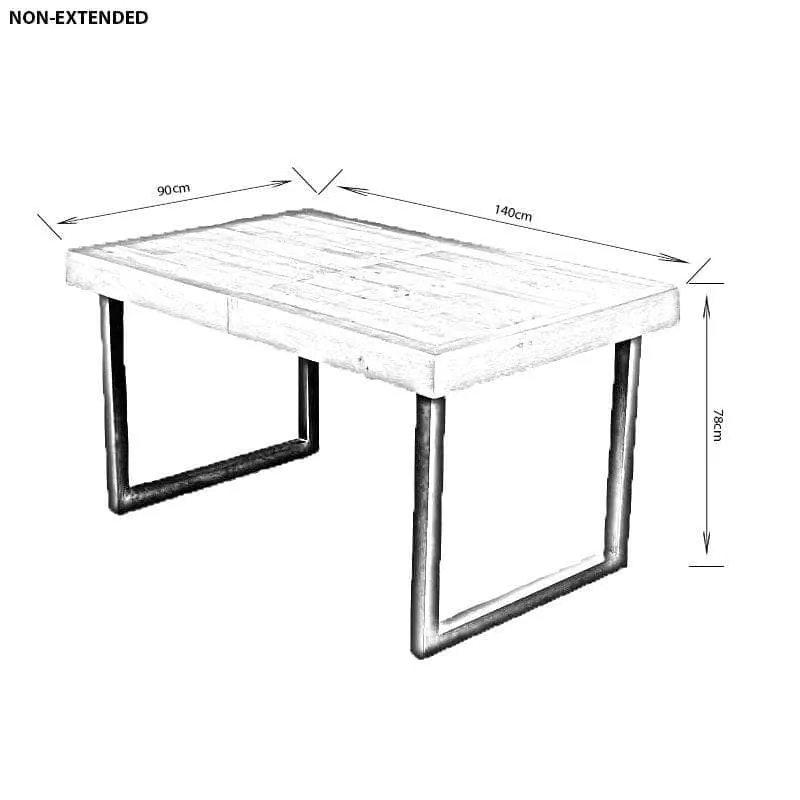 Lincoln Extendable Dining Set with 6 Grey Toronto Chairs