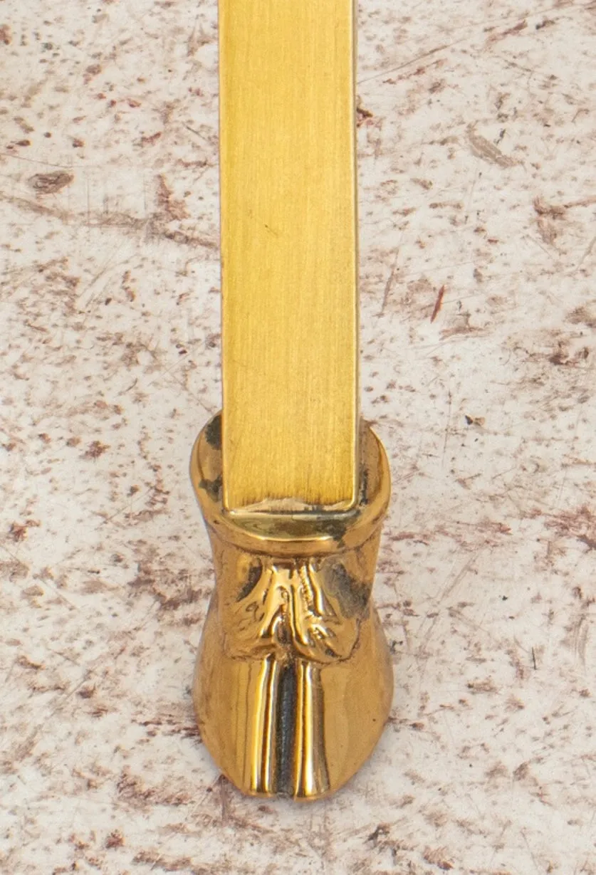 Maison Jansen Manner Gilt Metal Gueridon Table