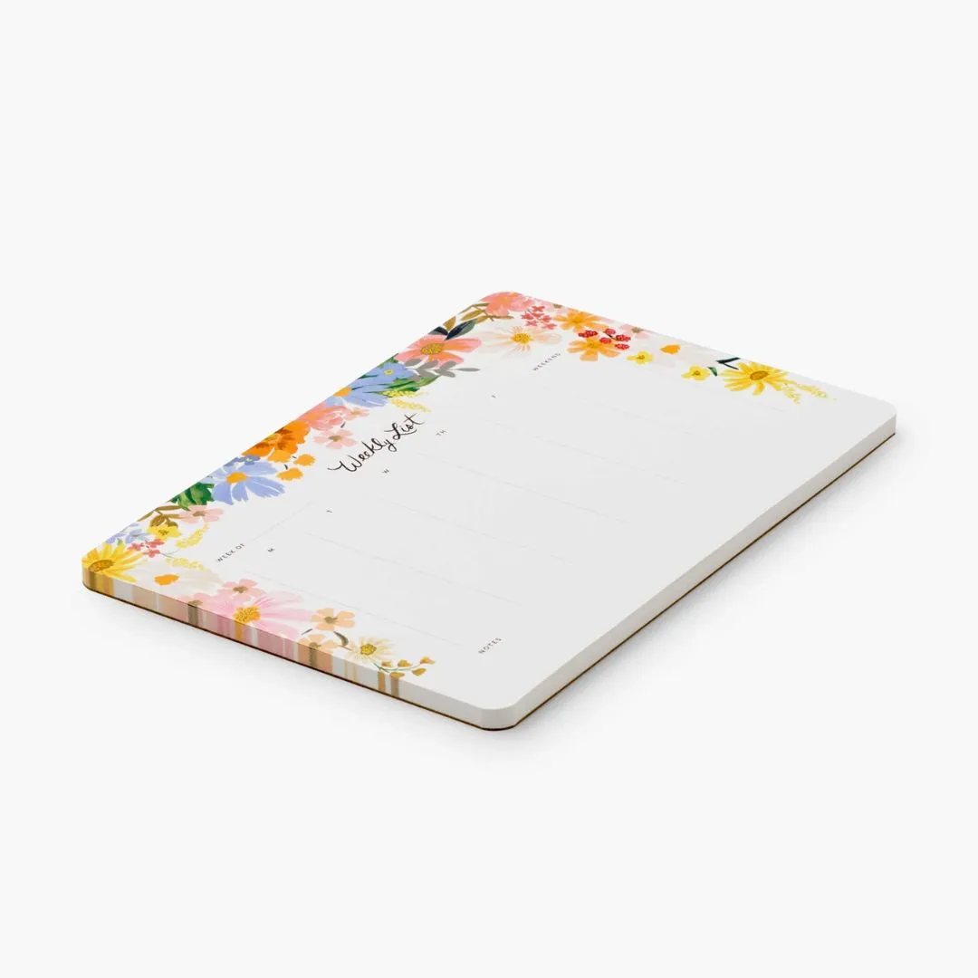 Marguerite Weekly Desk Pad