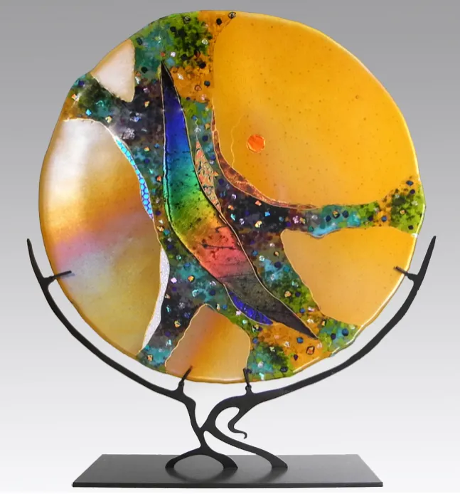 Moon on Stand Large Sculpture