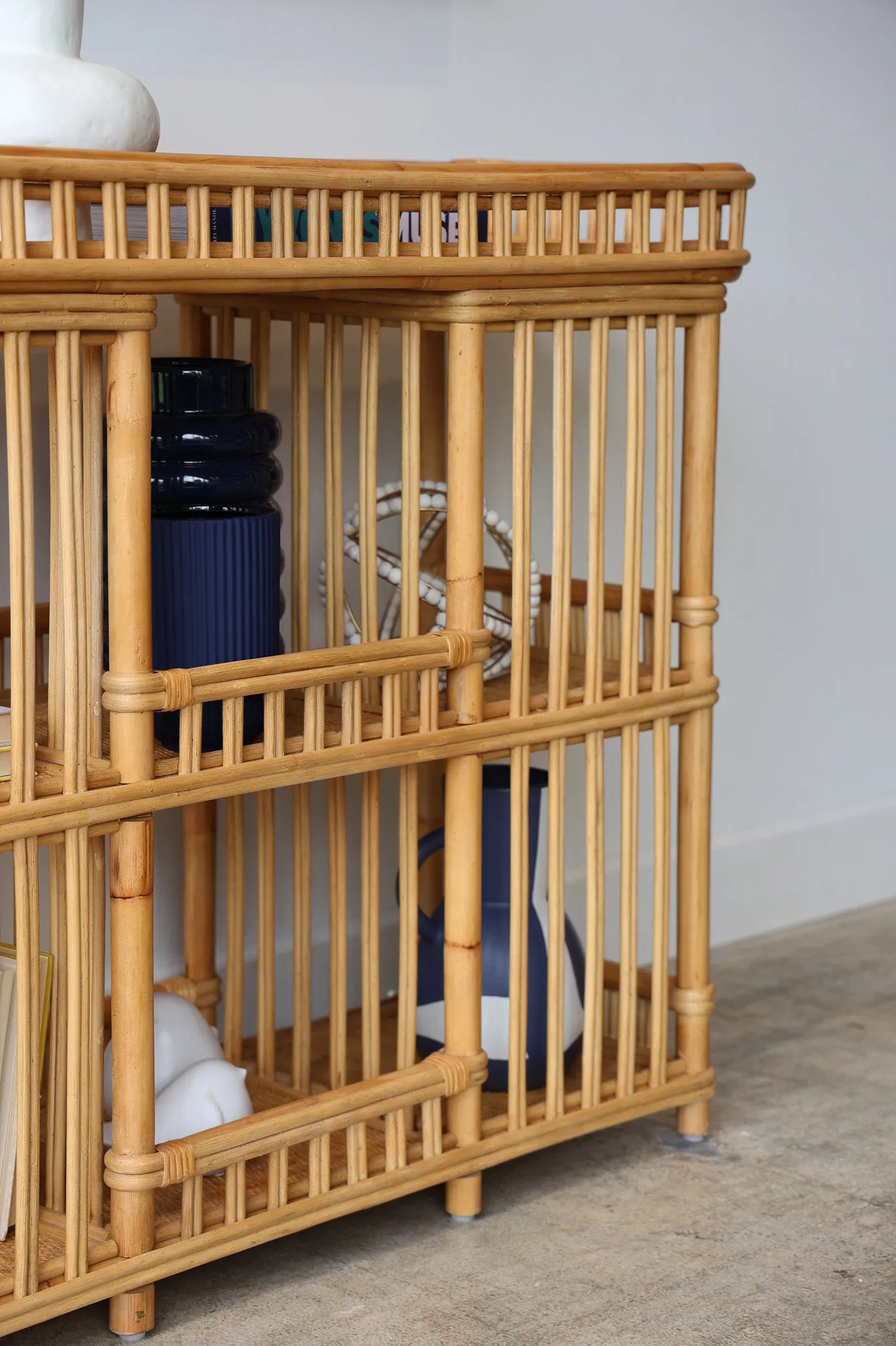 Natural Bamboo Console