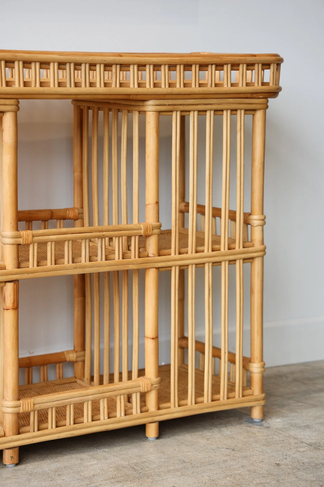 Natural Bamboo Console