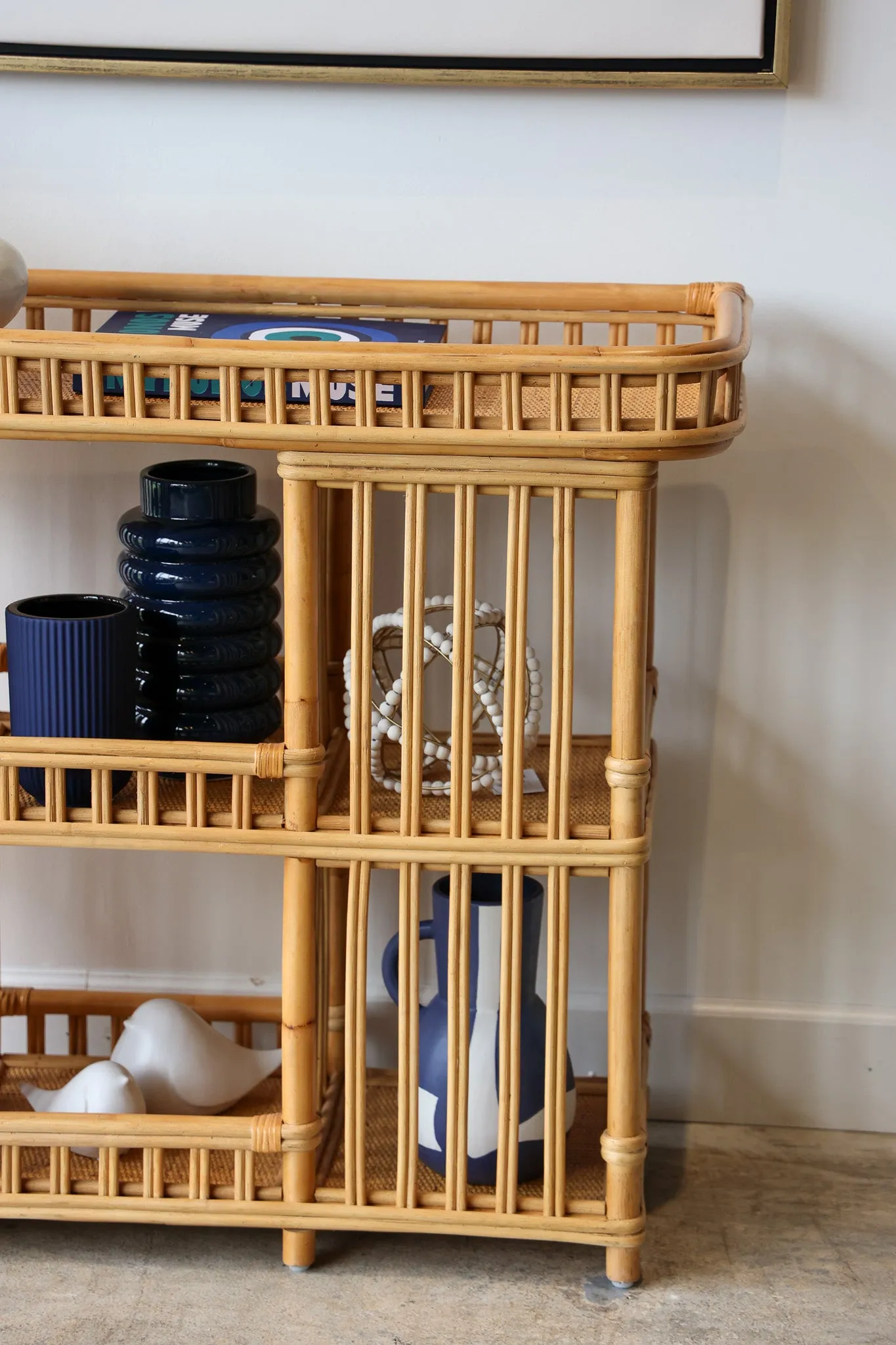 Natural Bamboo Console
