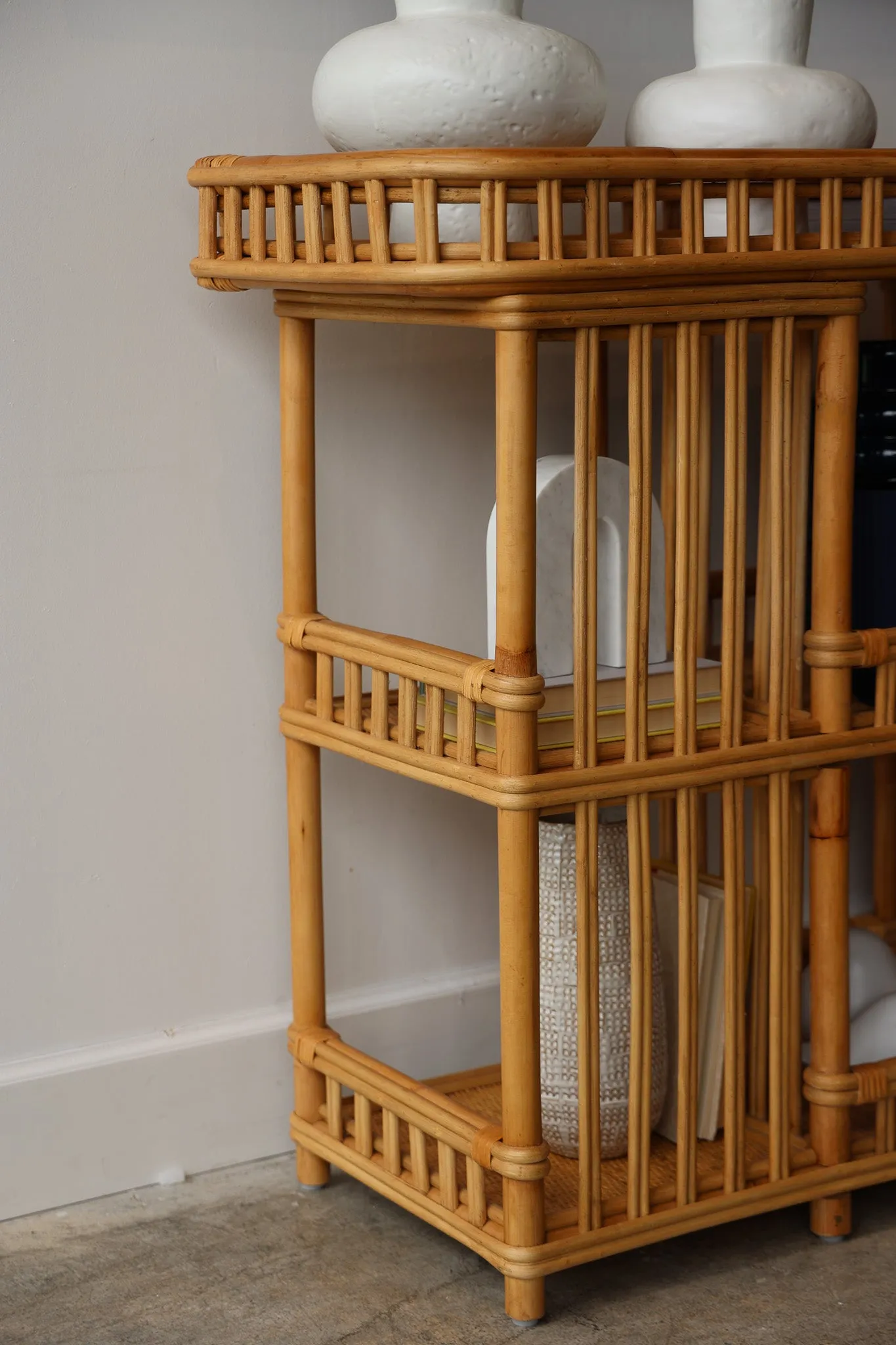 Natural Bamboo Console