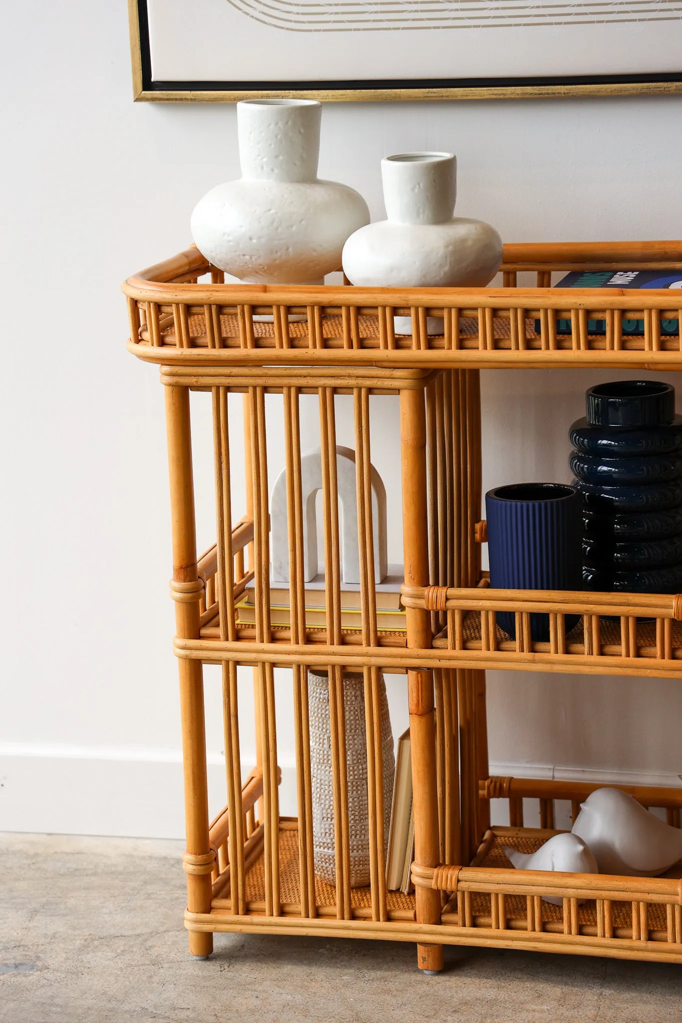 Natural Bamboo Console
