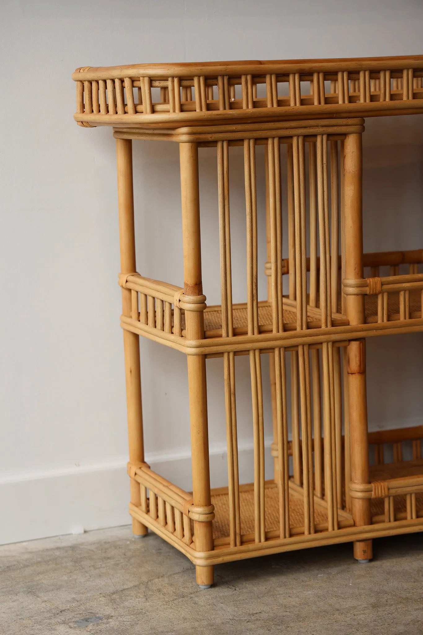 Natural Bamboo Console