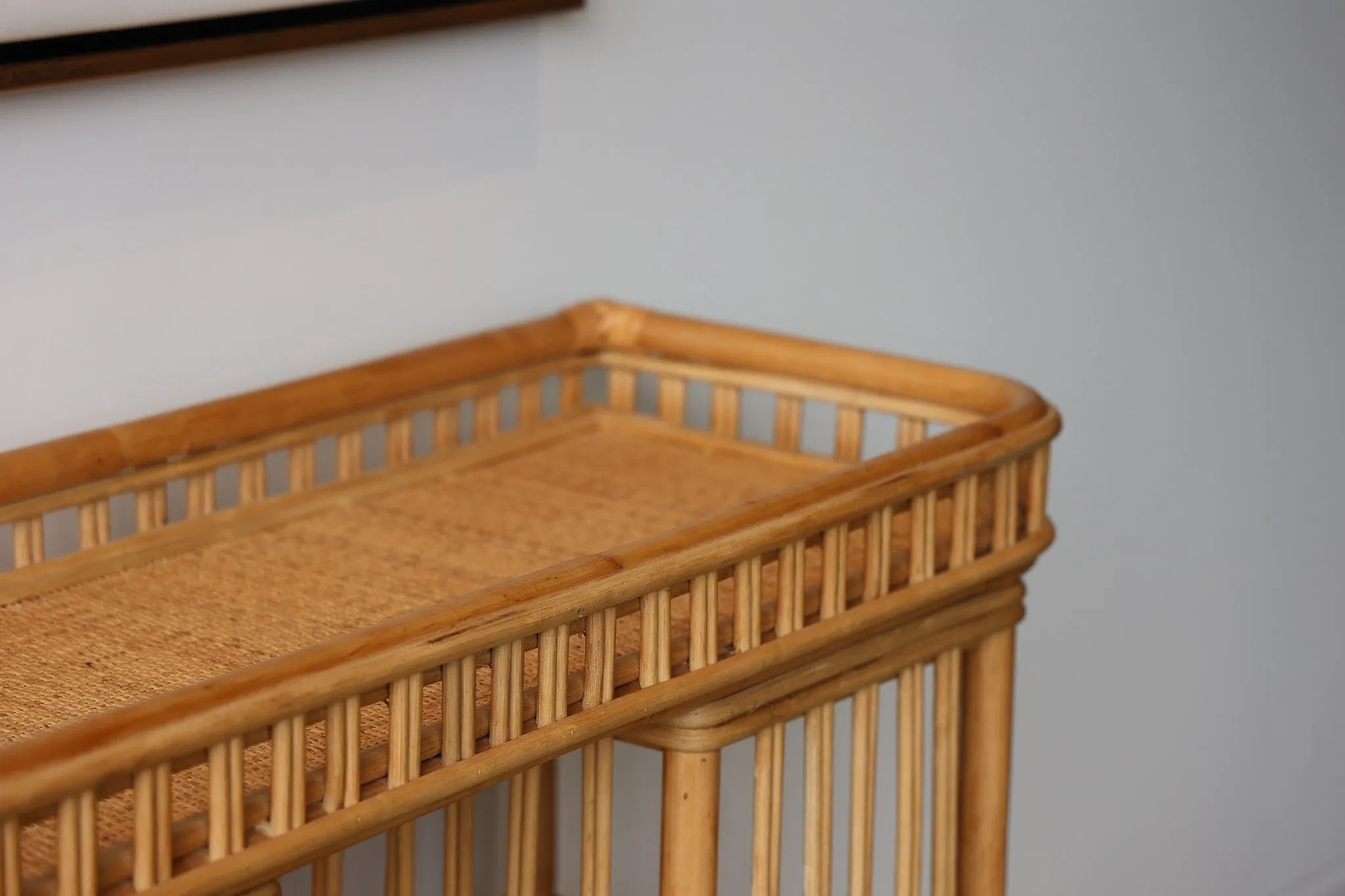 Natural Bamboo Console