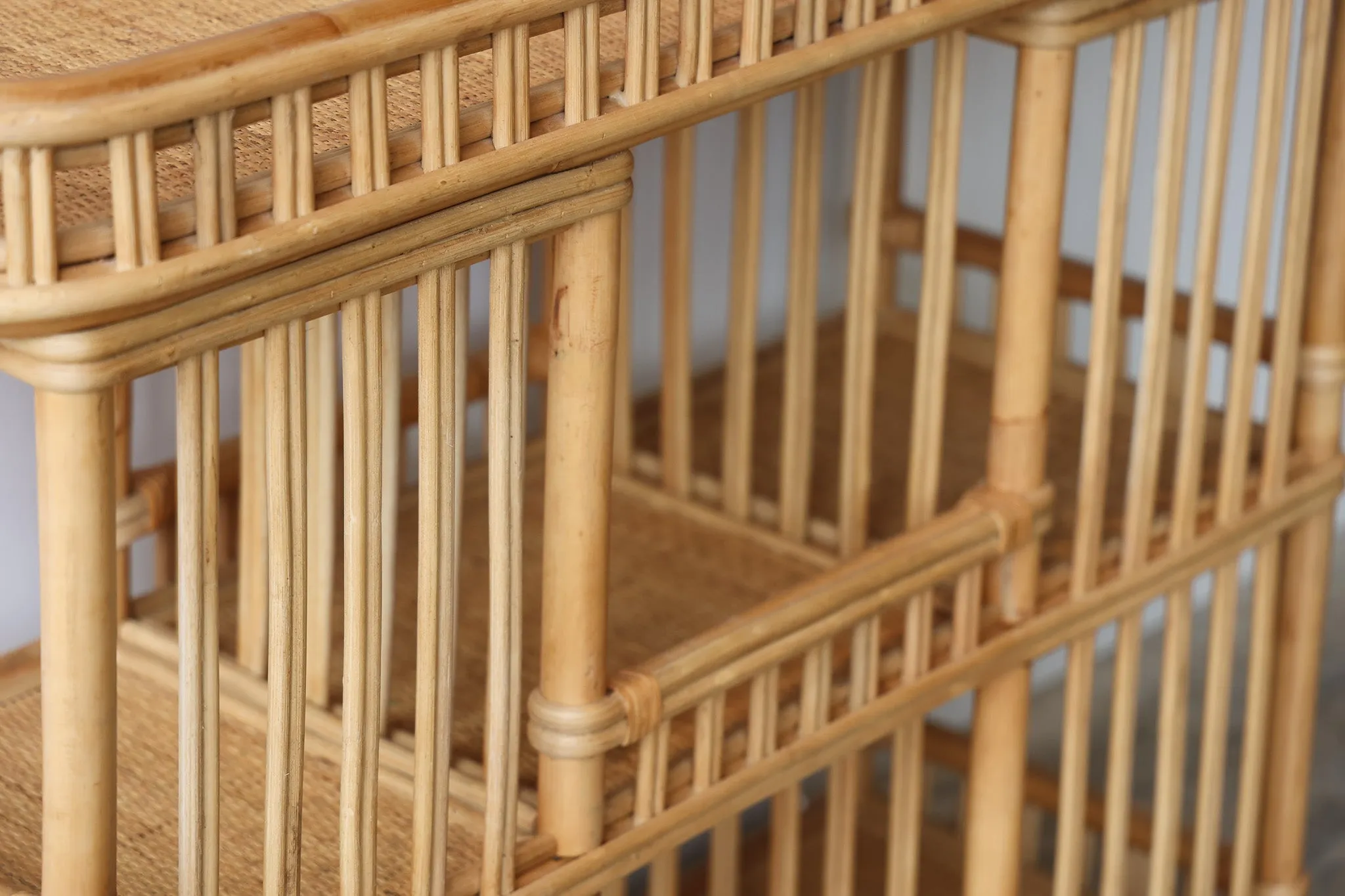 Natural Bamboo Console