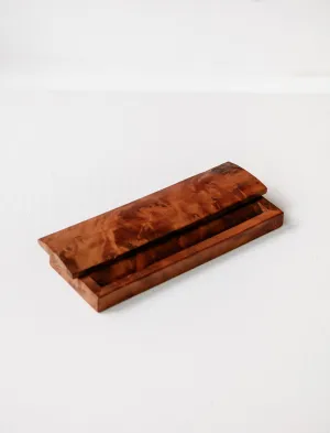Pear Wood Desk Tray