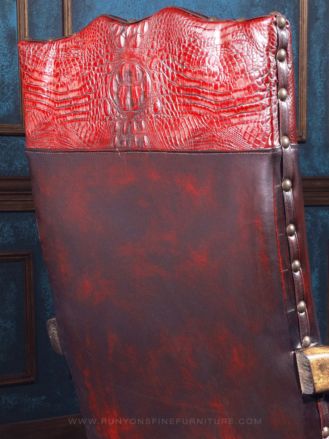 Russell Western Leather Desk Chair