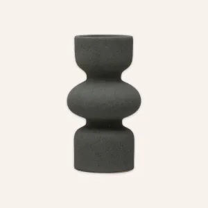 Stoneware Tealight   Taper Holder