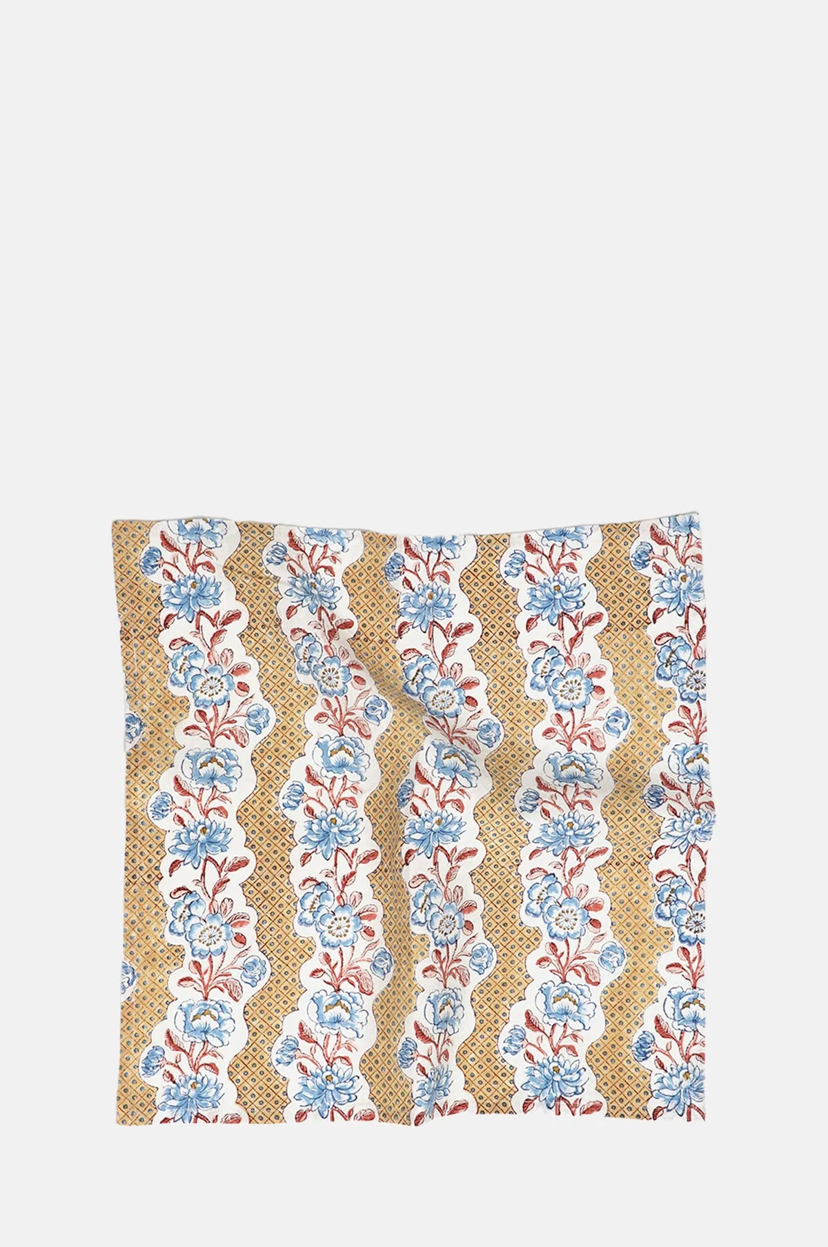 Yellow Blooming Trellis Napkin Set of 2